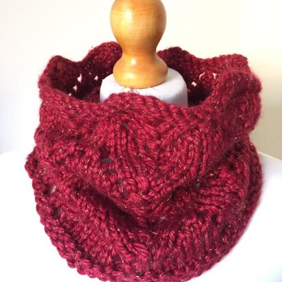 Quick-knit Lace Cowl