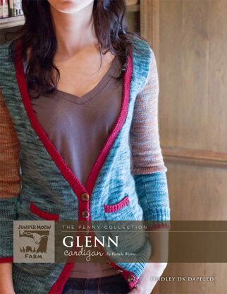 Glenn Cardigan in Juniper Moon Farm Findley DK and Findley DK Dappled