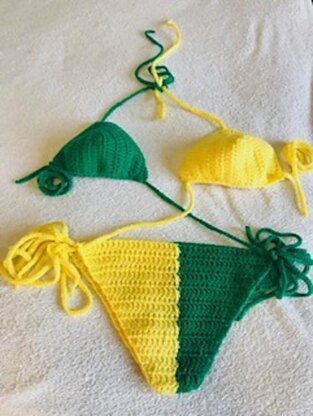 Two Tone Bikini Set