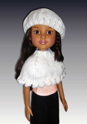 Capelet and Beret for BFC, Ink. Dolls and 18" Slim Dolls