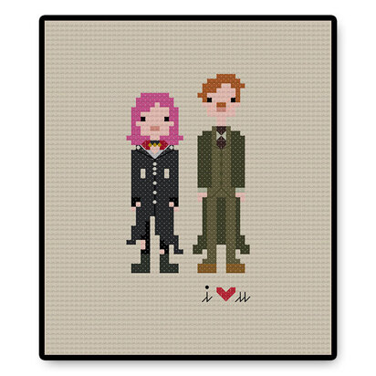 Remus and Tonks In Love - PDF Cross Stitch Pattern