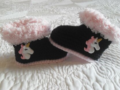 Baby cheap unicorn booties