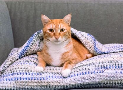 Crochet Pillow Pet Bed w/Blanket