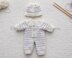 Candy Row Dolls Bodysuit and Hat Knitting Pattern P30 | Elizabeth Primrose Patterns