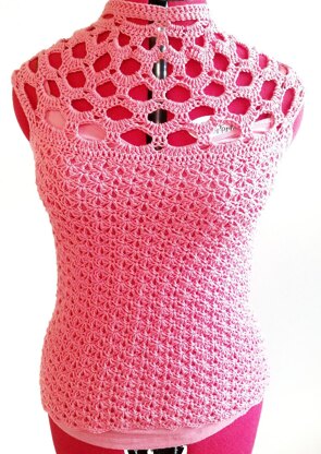 Rosalba Spring Sleeveless Top Crochet pattern by Skeinsnsticks Designs ...