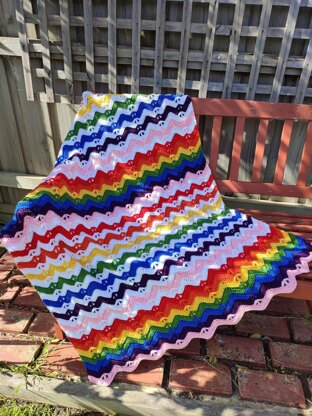 Trillium Ripple Blanket