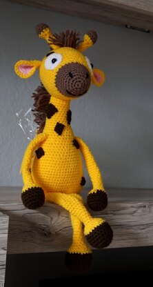 Häkelanleitung für die Schlenker Giraffe Jerry!