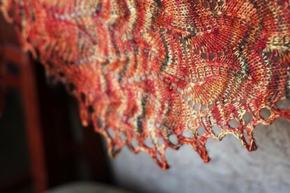 Incendiary Shawl