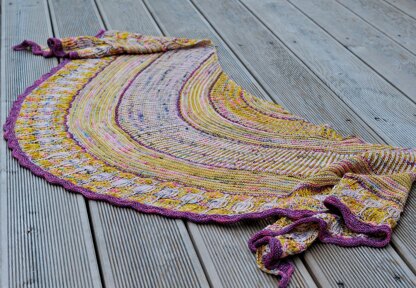 Afterglow Shawl