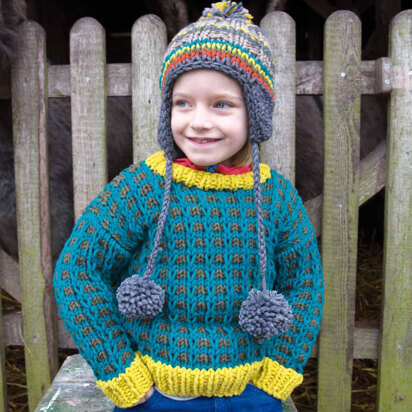 Jumper, Hat and Scarf in Rico Essential Big - 281 - Downloadable PDF