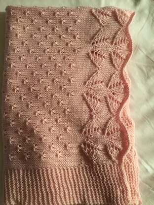 Butterfly Kisses Baby Blanket - P119