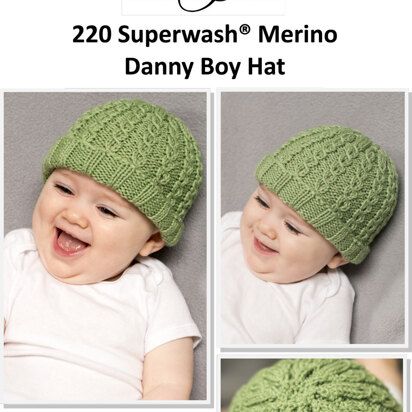 Danny Boy Hat in Cascade 220 Superwash Merino - W643 - Downloadable PDF
