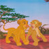 Crystal Art Simba and Nala, 18x18cm Card Diamond Painting Kit