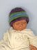 Baby Angel Print Mohair Rib Beanie Hat