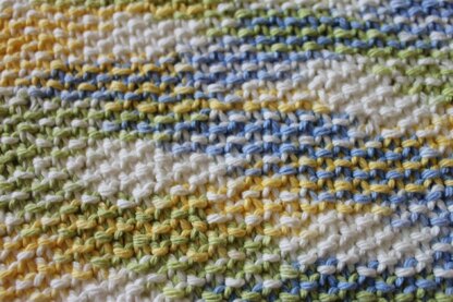 Simple Seed Stitch Dishcloth