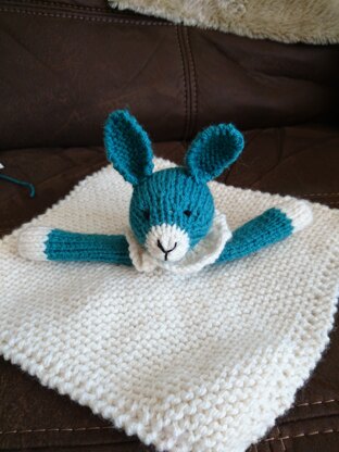 Bunny mini cuddly blankie