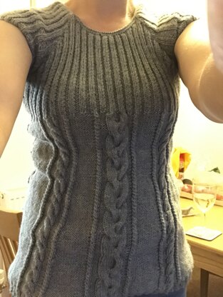 Fearne Tunic in Twilleys Mist DK