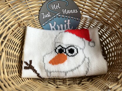 Olaf Christmas Baby Blanket