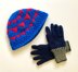 Triangles beanie by HueLaVive