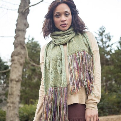 Lesh Scarf in Berroco Lustra - 352-4