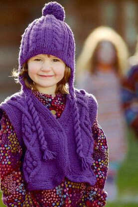 Child‘s Vest with Hat in Schachenmayr Bravo - 7141 - Downloadable PDF