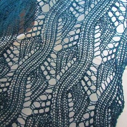Ibiza Lace Wrap - knitting pattern
