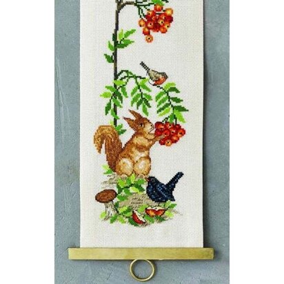 Permin Fall Cross Stitch Kit - 16x97cm