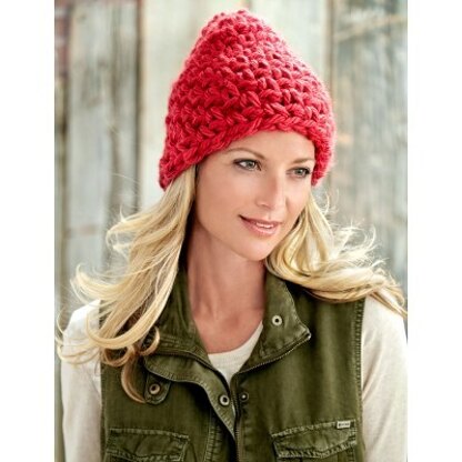 Speedy Crochet Cap in Bernat Mega Bulky - Downloadable PDF