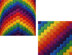 Appletons Rainbow/Zig Zag Bargello Long Stitch Kit - 12cm x 10cm