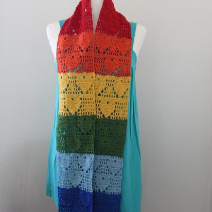 Pride Heart Scarf