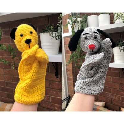 Sooty and Sweep Hand Puppet Crochet Patterns