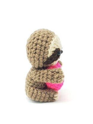 Valentine the Sloth Amigurumi