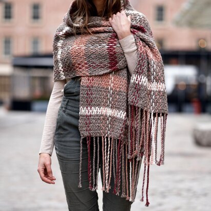 Rosebridge Plaid Blanket Scarf