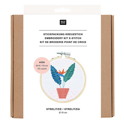 Rico Mini Strelitzia Cross Stitch Kit