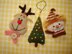 Christmas Decor Toys, Reindeer, Snowman, Christmas Tree knitting pattern