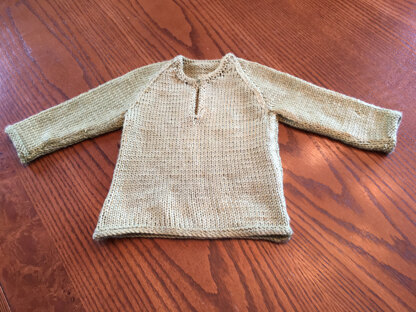 Baby's Pullover in Bernat Satin