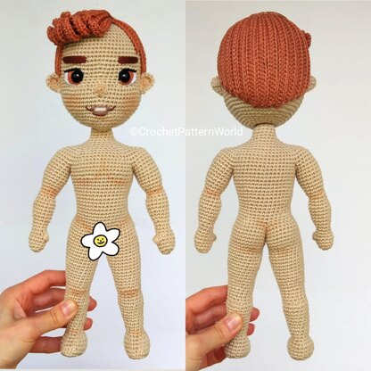 Alex Crochet doll boy pattern amigurumi boy men pattern PDF English Francais Deutsch