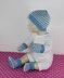 Baby Easy Stripe Beanie, Booties & Mittens