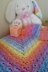 Gentle Rainbow Shells Baby Blanket