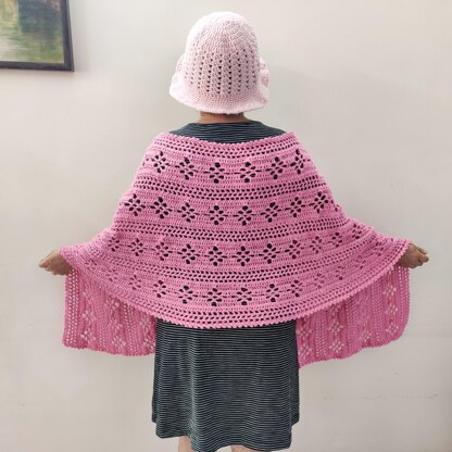 Flowertastic Pocket Shawl