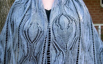 Bannockburn Beaded Lace Shawl