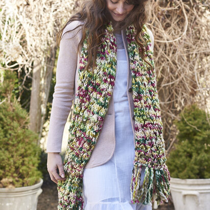 Crisantemo Scarf in Berroco Coco - Downloadable PDF