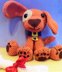 Rusty dog and bone toy amigurumi pattern