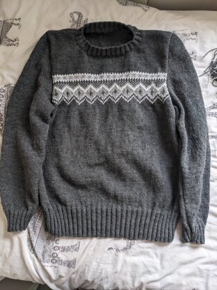 Denton-Men's-Fair-Isle-Band-Jumper