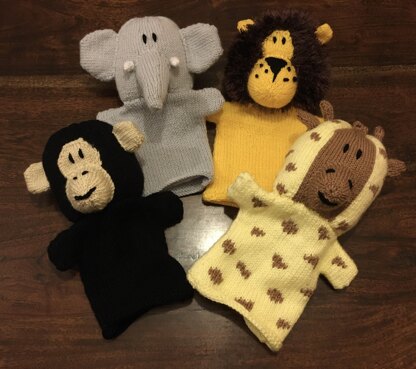 Safari hand puppets