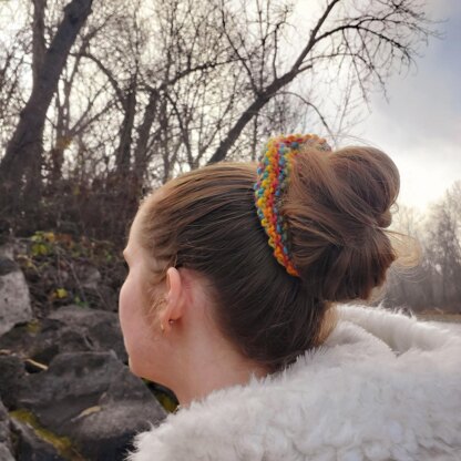 Rainbow Scrunchies