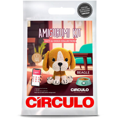 Circulo Amigurumi Kit – Bulldog – Reenas Linen