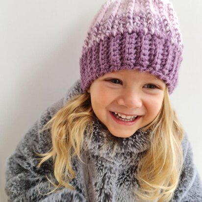 Ombré Colour Fade Bobble Hat