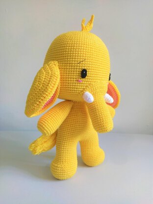 Elephant Doll Amigurumi Crochet Pattern