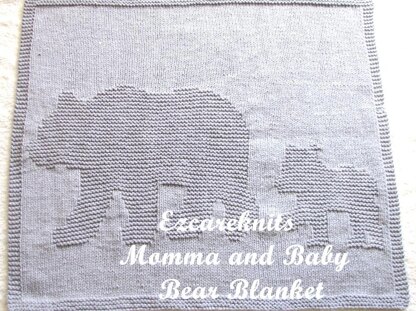 Mamma And Baby Bear Blanket